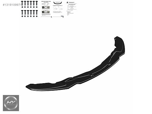 BMW 4 Serisi F32 F33 F36 Ön Tampon Alt Eki Lip Piano Black 13-19
