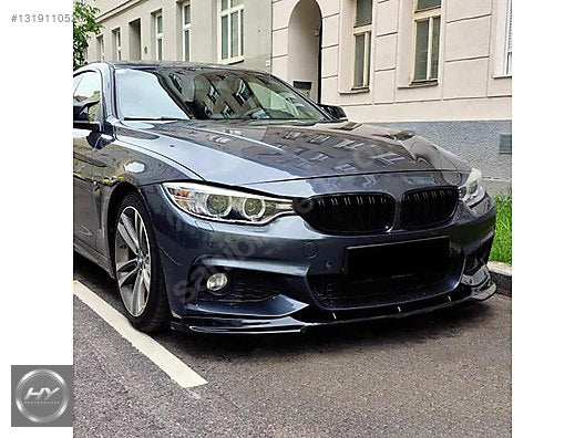 BMW 4 Serisi F32 F33 F36 Ön Tampon Alt Eki Lip Piano Black 13-19