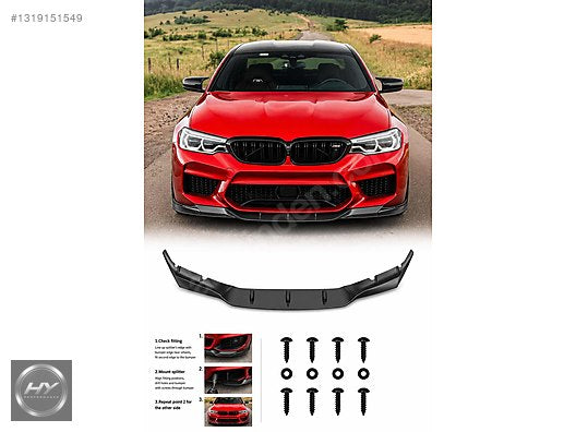 BMW M5 F90 G30 Ön Tampon Alt Eki Lip Splitter 2018-2020