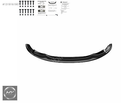 BMW 3 Serisi E92 / E93 M Sport Ön Tampon Alt Eki Lip 2010-2013