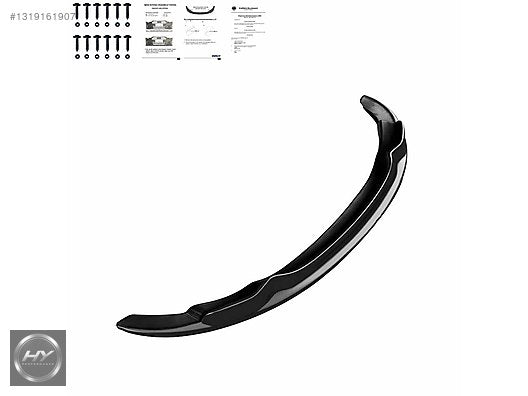 BMW 3 Serisi E92 / E93 M Sport Ön Tampon Alt Eki Lip 2010-2013