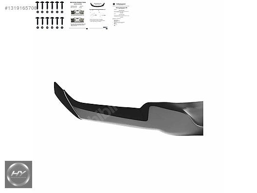 BMW 3 Serisi F30 F31 M Tech Ön Tampon Alt Eki Lip 2012-2019