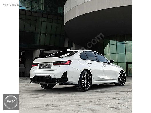 BMW 3 Serisi G20 LCI M Paket Difüzör & Arka Köşe Flap Seti 2022+