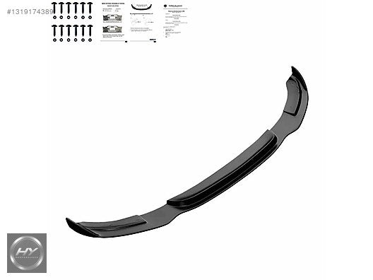 BMW 3 Serisi F34 GT 335i M Paket Ön Tampon Alt Eki Lip 2012-2017