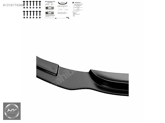BMW 3 Serisi F34 GT 335i M Paket Ön Tampon Alt Eki Lip 2012-2017
