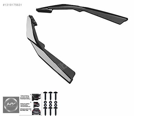 BMW 3 Serisi G20 G21 Arka Difüzör & Arka Köşe Flap Seti 18-21