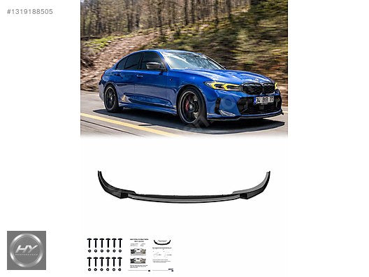 BMW 3 Serisi G20 / G21 M-Paket Facelift Body Kit Lip Seti 2022+