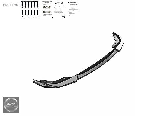 BMW 3 Serisi G20 / G21 M-Paket Ön Tampon Alt Eki Lip 2018-2022