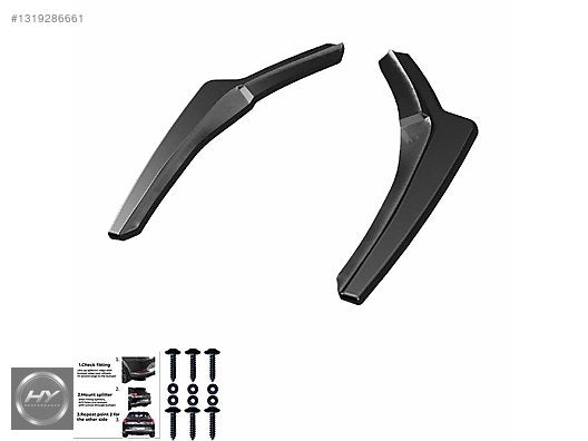 BMW 1 Serisi F20 / F21 M Sport Arka Tampon Köşe Flapları 15-19