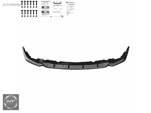 BMW 1 Serisi F40 M Paket Ön Tampon Eki Lip Piano Black 2019-2024