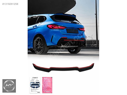 BMW 1 Serisi F40 M Paket Tavan Spoyleri Piano Black Spoiler 2019