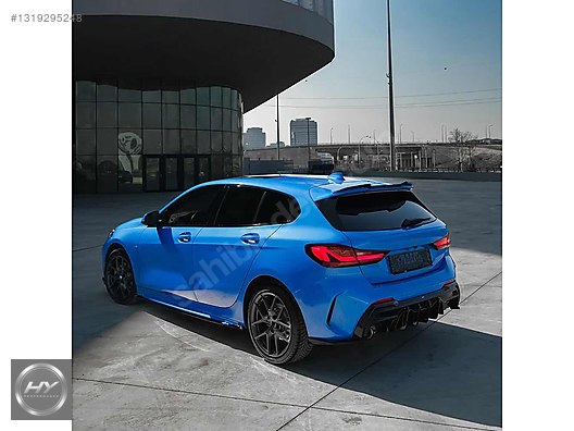 BMW 1 Serisi F40 M Paket Arka Köşe Flapları 2019-24 Parlak Siyah