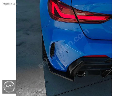 BMW 1 Serisi F40 M Paket Arka Köşe Flapları 2019-24 Parlak Siyah