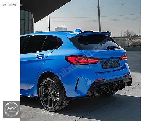 BMW 1 Serisi F40 M Paket Arka Köşe Flapları 2019-24 Parlak Siyah