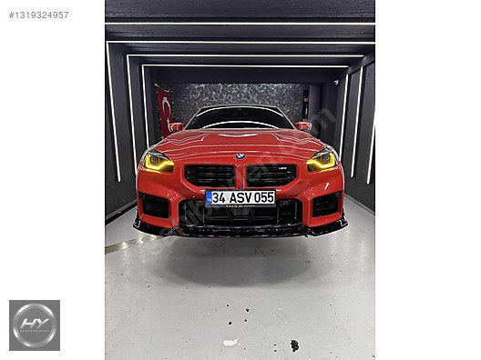 BMW M2 G87 2023+ Ön Tampon Alt Eki Lip Splitter Piano Black