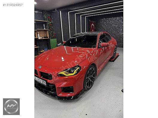 BMW M2 G87 2023+ Ön Tampon Alt Eki Lip Splitter Piano Black