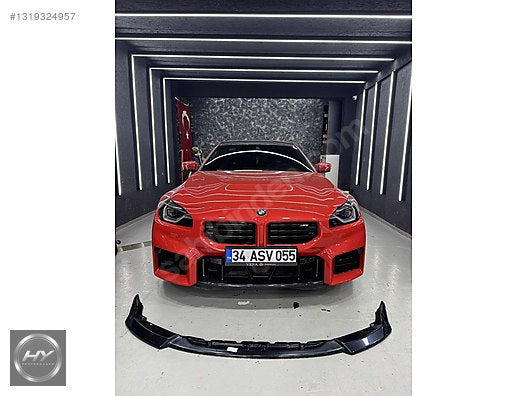 BMW M2 G87 2023+ Ön Tampon Alt Eki Lip Splitter Piano Black