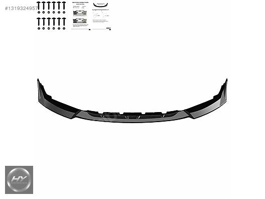BMW M2 G87 2023+ Ön Tampon Alt Eki Lip Splitter Piano Black