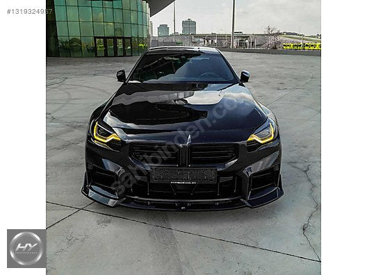BMW M2 G87 2023+ Ön Tampon Alt Eki Lip Splitter Piano Black