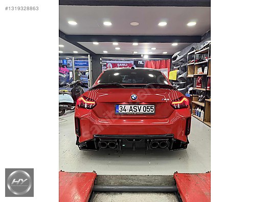 BMW M2 G87 2023+ Arka Tampon Eki Difüzör Piano Black