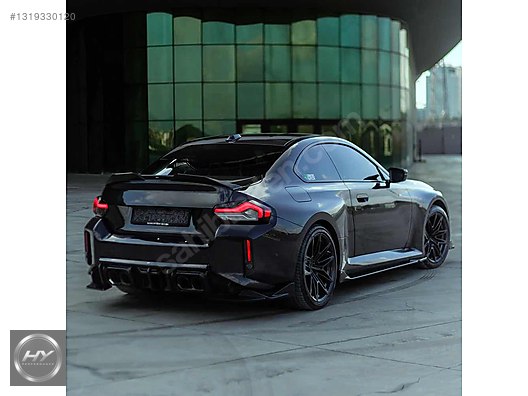 BMW M2 G87 2023+ Arka Tampon Köşe Flapları Piano Black