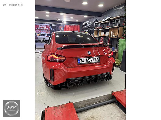 BMW M2 G87 2023+ Bagaj Üstü Spoyler Piano Black Spoiler