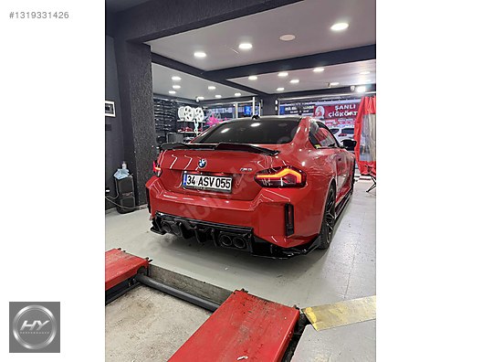 BMW M2 G87 2023+ Bagaj Üstü Spoyler Piano Black Spoiler