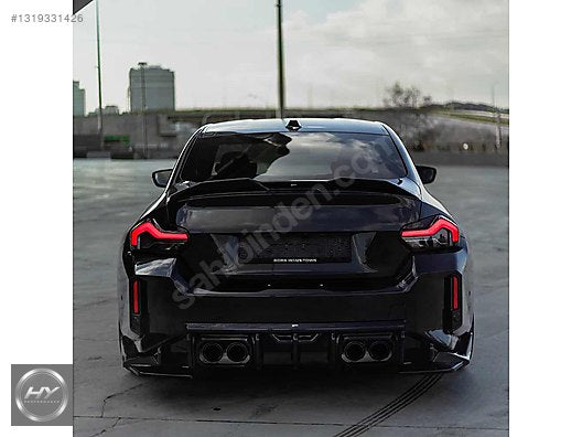 BMW M2 G87 2023+ Bagaj Üstü Spoyler Piano Black Spoiler