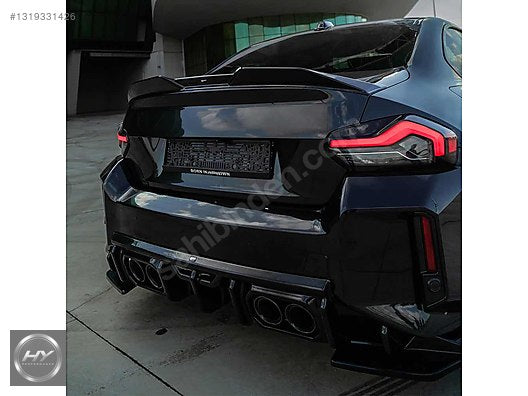 BMW M2 G87 2023+ Bagaj Üstü Spoyler Piano Black Spoiler