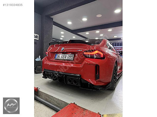 BMW M2 G87 2023+ Piano Black Body Kit Lip Spoyler Difüzör Seti