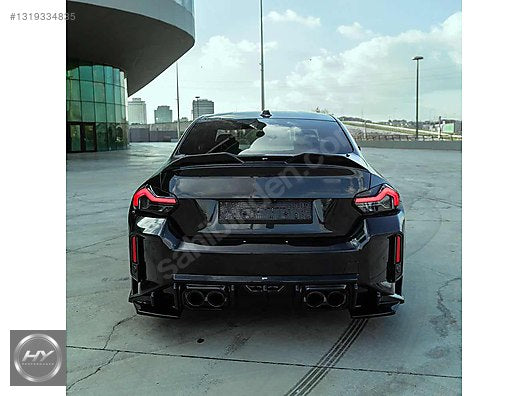 BMW M2 G87 2023+ Piano Black Body Kit Lip Spoyler Difüzör Seti