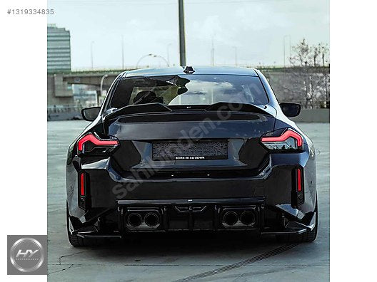 BMW M2 G87 2023+ Piano Black Body Kit Lip Spoyler Difüzör Seti