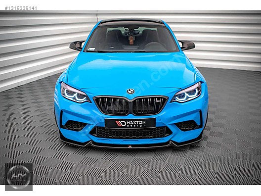 BMW M2 F87 2016-2020 Ön Tampon Alt Eki Lip Splitter Piano Black