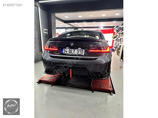 BMW 3 Serisi G20 FACELIFT VTEN Led Işıklı Çakarlı Difüzör Seti