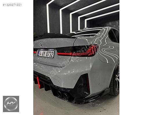 BMW 3 Serisi G20 FACELIFT VTEN Led Işıklı Çakarlı Difüzör Seti