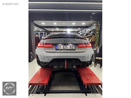 BMW 3 Serisi G20 FACELIFT VTEN Led Işıklı Çakarlı Difüzör Seti