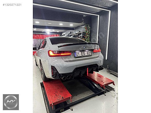 BMW 3 Serisi G20 FACELIFT VTEN Led Işıklı Çakarlı Difüzör Seti