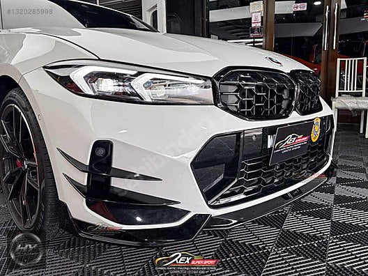 BMW 3 Serisi G20 LCI Facelift 2022+ Tampon Bıçağı Piano Black