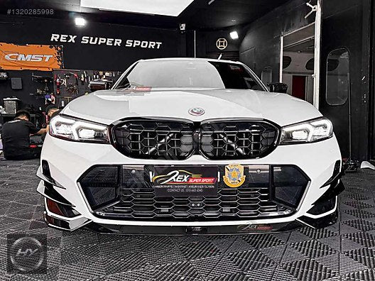 BMW 3 Serisi G20 LCI Facelift 2022+ Tampon Bıçağı Piano Black