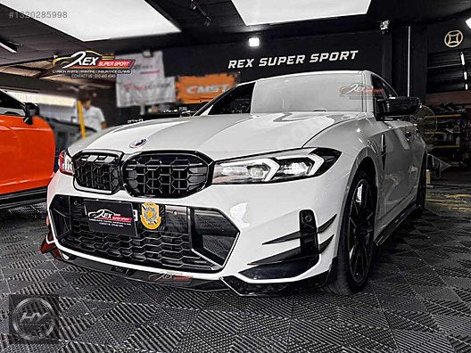 BMW 3 Serisi G20 LCI Facelift 2022+ Tampon Bıçağı Piano Black