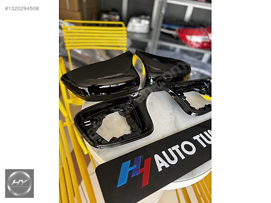 BMW 3 Serisi G20 Uyumlu Parlak Siyah Ayna Kapağı Seti 4 Parça