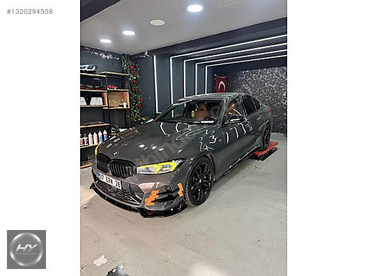 BMW 3 Serisi G20 Uyumlu Parlak Siyah Ayna Kapağı Seti 4 Parça