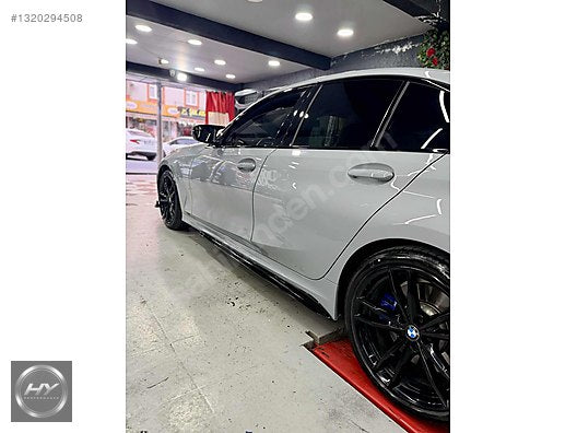 BMW 3 Serisi G20 Uyumlu Parlak Siyah Ayna Kapağı Seti 4 Parça