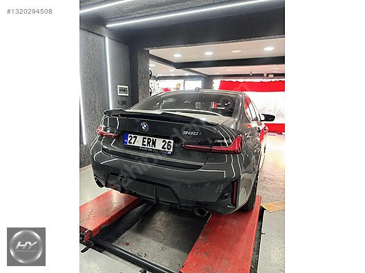 BMW 3 Serisi G20 Uyumlu Parlak Siyah Ayna Kapağı Seti 4 Parça