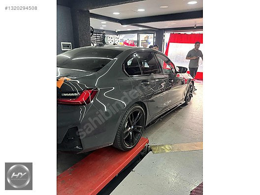 BMW 3 Serisi G20 Uyumlu Parlak Siyah Ayna Kapağı Seti 4 Parça