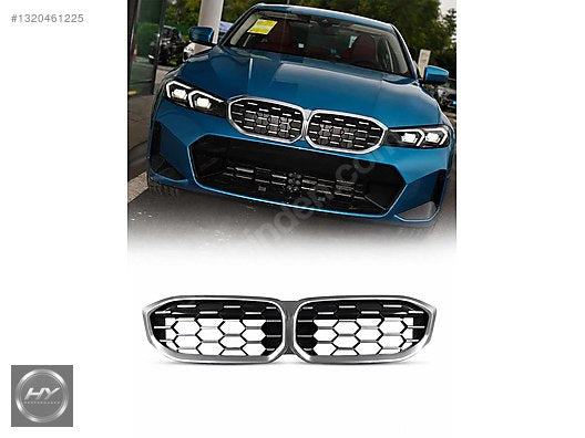 BMW 3 Serisi G20 Facelift 2022+ M340i Diamond Krom Panjur Böbrek
