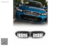 BMW 3 Serisi G20 Facelift 2022+ M340i Diamond Krom Panjur Böbrek