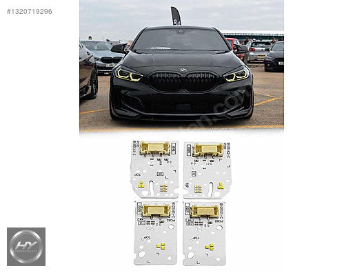 BMW 2 Serisi F44 CSL Yellow DRL Led Modülü Sarı Far Beyni