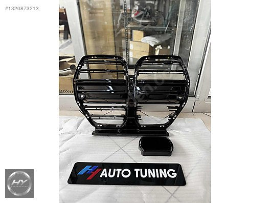BMW G22 G23 4 Serisi M4 G82 Tampon Uyumlu Parlak Siyah Panjur