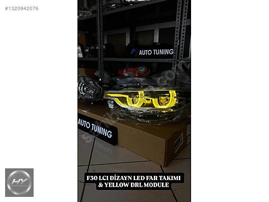 BMW 3 Serisi F30 2012-2016 LCI Renk Geçişli LED Far Seti